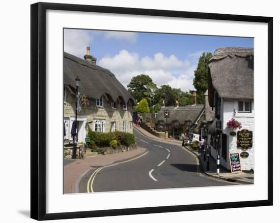 Thatched Houses, Teashop and Pub, Shanklin, Isle of Wight, England, United Kingdom, Europe-Rainford Roy-Framed Photographic Print