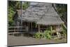 Thatched Roof Home Made of Leaves in the Peruvian Town of Amazonas-Mallorie Ostrowitz-Mounted Photographic Print