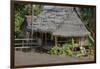 Thatched Roof Home Made of Leaves in the Peruvian Town of Amazonas-Mallorie Ostrowitz-Framed Photographic Print