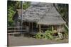 Thatched Roof Home Made of Leaves in the Peruvian Town of Amazonas-Mallorie Ostrowitz-Stretched Canvas