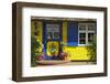 Thatched-Roof House with Traditional Front Door in Born on the Darss Peninsula-Uwe Steffens-Framed Photographic Print