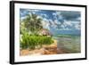 Thatched Roof-Robert Goldwitz-Framed Photographic Print