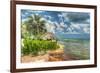 Thatched Roof-Robert Goldwitz-Framed Photographic Print