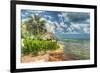 Thatched Roof-Robert Goldwitz-Framed Photographic Print