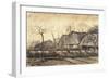 Thatched Roofs-Vincent van Gogh-Framed Giclee Print