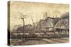 Thatched Roofs-Vincent van Gogh-Stretched Canvas