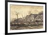 Thatched Roofs-Vincent van Gogh-Framed Giclee Print