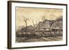 Thatched Roofs-Vincent van Gogh-Framed Giclee Print