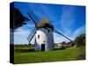 Thatched Windmill, Tacumshane, County Wexford, Ireland-null-Stretched Canvas