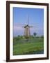 Thatched Windmills on the Canal at Kinderdijk, UNESCO World Heritage Site, Holland, Europe-Rainford Roy-Framed Photographic Print