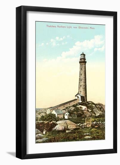 Thatchers Lighthouse, Gloucester-null-Framed Art Print