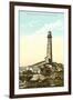 Thatchers Lighthouse, Gloucester-null-Framed Art Print