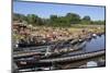 Thaung Tho Tribal Market at Southern End of Lake, Inle Lake, Shan State, Myanmar (Burma), Asia-Stuart Black-Mounted Photographic Print