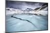 Thawing Alpine Lake, Vanoise National Park, Rhône-Alpes, France, June-Benjamin Barthelemy-Mounted Photographic Print