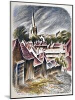 Thaxted Church, c.1951-Isabel Alexander-Mounted Giclee Print