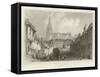 Thaxted, from the South, Essex-William Henry Bartlett-Framed Stretched Canvas