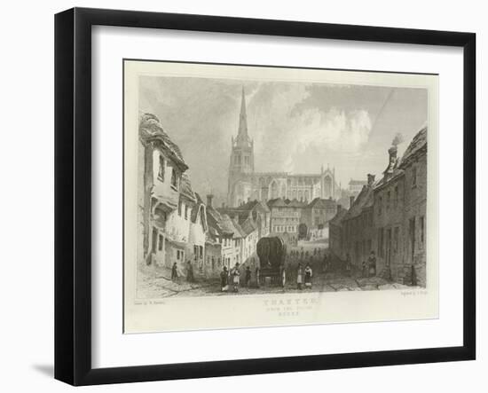 Thaxted, from the South, Essex-William Henry Bartlett-Framed Giclee Print