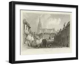 Thaxted, from the South, Essex-William Henry Bartlett-Framed Giclee Print