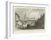 Thaxted, from the South, Essex-William Henry Bartlett-Framed Giclee Print