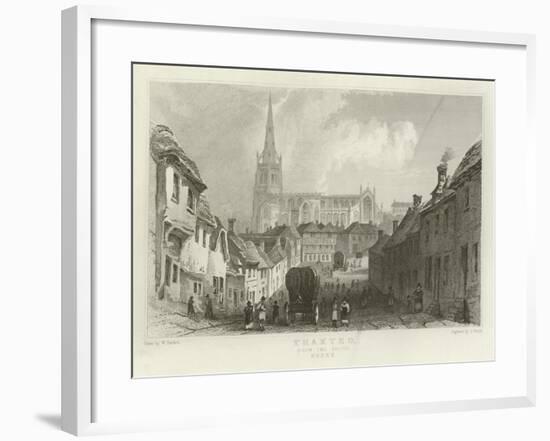 Thaxted, from the South, Essex-William Henry Bartlett-Framed Giclee Print