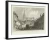 Thaxted, from the South, Essex-William Henry Bartlett-Framed Giclee Print