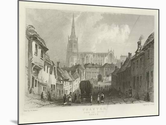 Thaxted, from the South, Essex-William Henry Bartlett-Mounted Giclee Print