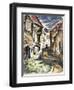 Thaxted Guildhall and Fishmarket Street, c.1951-Isabel Alexander-Framed Giclee Print