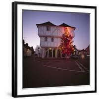 Thaxted Guildhall at Christmas time-null-Framed Photographic Print