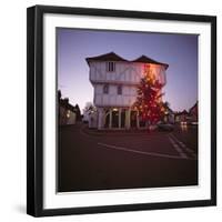 Thaxted Guildhall at Christmas time-null-Framed Photographic Print