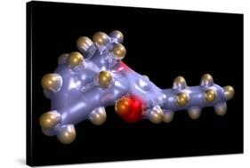 THC Cannabis Drug Molecule-Dr. Mark J.-Stretched Canvas