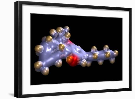 THC Cannabis Drug Molecule-Dr. Mark J.-Framed Premium Photographic Print