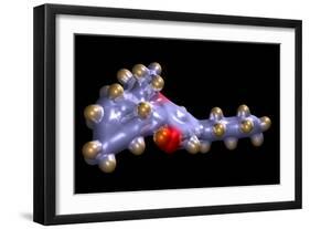 THC Cannabis Drug Molecule-Dr. Mark J.-Framed Photographic Print