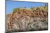 The 1.7 Billion Year Old Elgee Sandstone Cliffs in Yampi Sound, Kimberley, Western Australia-Michael Nolan-Mounted Photographic Print