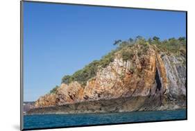 The 1.7 Billion Year Old Elgee Sandstone Cliffs in Yampi Sound, Kimberley, Western Australia-Michael Nolan-Mounted Photographic Print