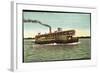 The 1 F. Co's Steamer Nagama, Dampfschiff, C.B. 45-null-Framed Giclee Print