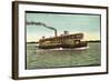 The 1 F. Co's Steamer Nagama, Dampfschiff, C.B. 45-null-Framed Giclee Print