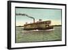 The 1 F. Co's Steamer Nagama, Dampfschiff, C.B. 45-null-Framed Giclee Print