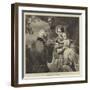 The 1 May 1851, the Duke of Wellington and His Godson Prince Arthur-null-Framed Giclee Print