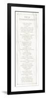 The 10 Commandments (white)-null-Framed Art Print