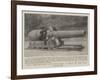 The 102-Ton Gun at Gibraltar, a Rest by the Way-null-Framed Giclee Print