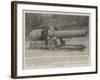 The 102-Ton Gun at Gibraltar, a Rest by the Way-null-Framed Giclee Print