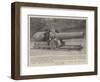 The 102-Ton Gun at Gibraltar, a Rest by the Way-null-Framed Giclee Print