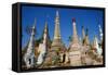 The 1045 Stupas of Shwe Inn Thein Temple-Tuul-Framed Stretched Canvas