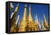 The 1045 Stupas of Shwe Inn Thein Temple-Tuul-Framed Stretched Canvas