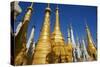 The 1045 Stupas of Shwe Inn Thein Temple-Tuul-Stretched Canvas