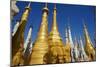 The 1045 Stupas of Shwe Inn Thein Temple-Tuul-Mounted Photographic Print