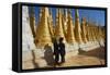 The 1045 Stupas of Shwe Inn Thein Temple-Tuul-Framed Stretched Canvas