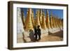 The 1045 Stupas of Shwe Inn Thein Temple-Tuul-Framed Photographic Print