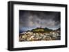 The 10th Century Moorish Alcazaba Fortress tower overlooking Velez Malaga, Malaga Province, Anda...-Panoramic Images-Framed Photographic Print