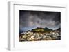 The 10th Century Moorish Alcazaba Fortress tower overlooking Velez Malaga, Malaga Province, Anda...-Panoramic Images-Framed Photographic Print